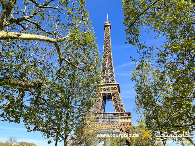 Eiffelturm Paris im Frühling