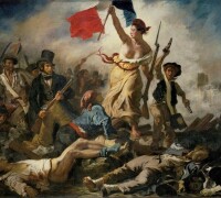 Paris Louvre Die Freiheit führt das Volk
