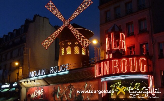 Paris Sehenswürdigkeiten Montmartre Moulin Rouge