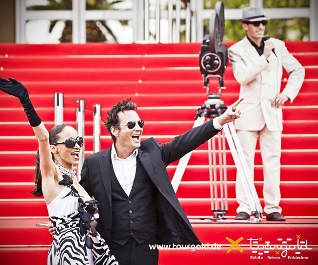 Filmfestspiele in Cannes mit rotem Teppich