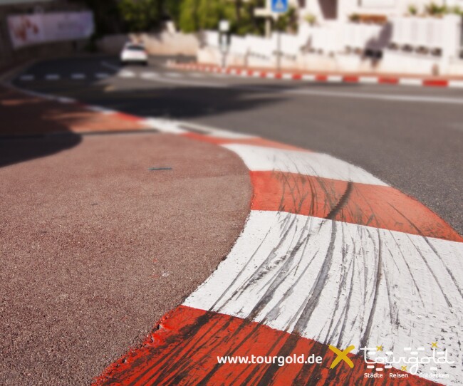 Formel 1 Rennstrecke in Monaco