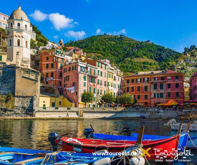Busreise Italien Genua Cinque Terre Boote