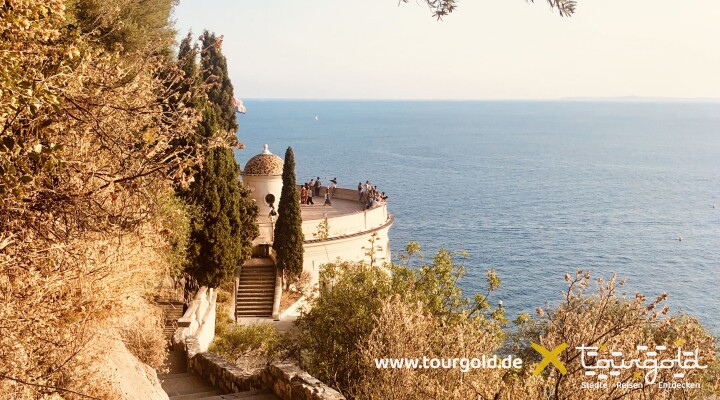 Schlosshügel in Nizza mit Ausblick