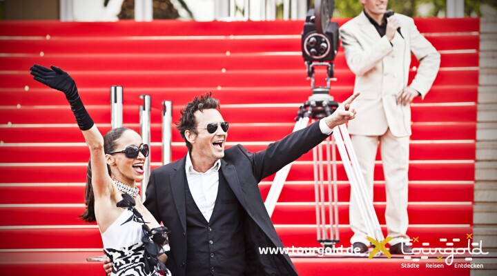 Filmfestspiele in Cannes mit rotem Teppich