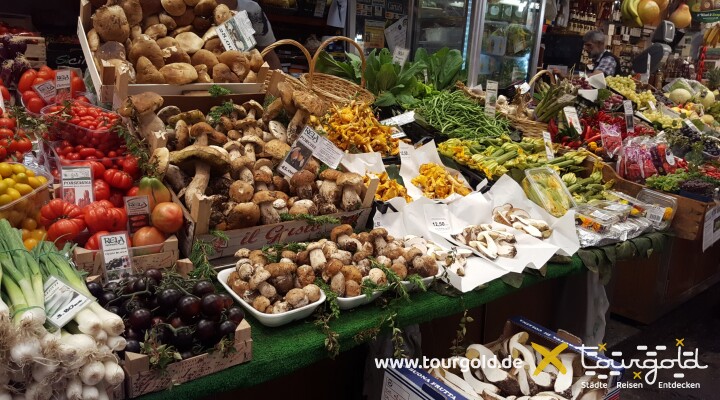 Busreise ligurien Genua Mercato Gemüse