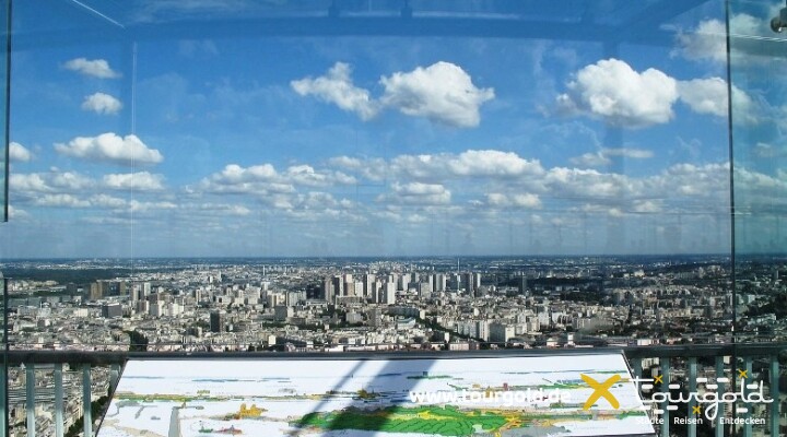 Paris Tour Montparnasse Aussicht vom Turm Montparnasse
